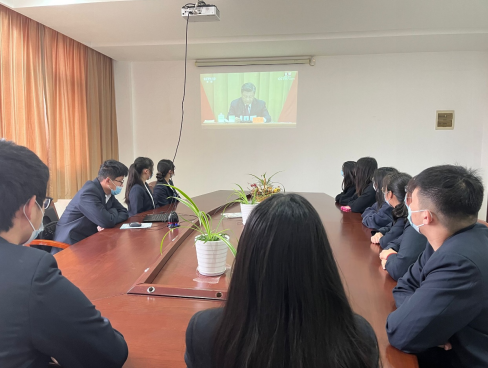 物流管理学院师生收看并热议习近平总书记在庆祝中国共产主义青年团100周年大会上的重要讲话